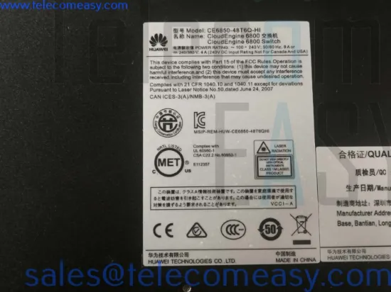 Picture of CE6850-48T6Q-HI-REF